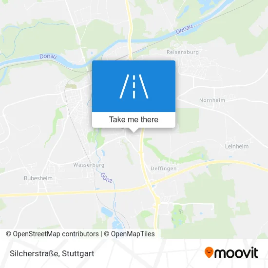 Карта Silcherstraße