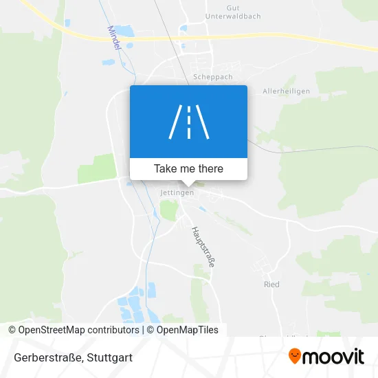 Карта Gerberstraße
