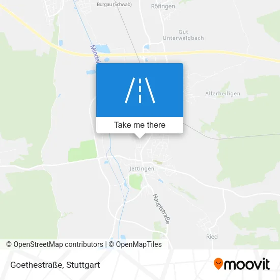 Карта Goethestraße