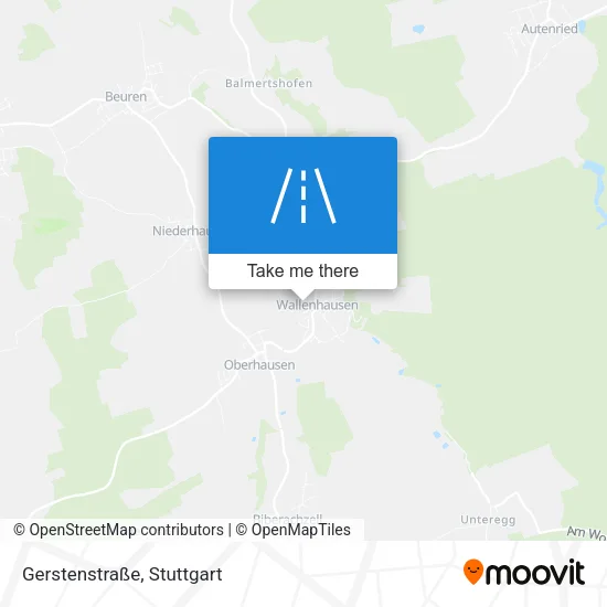 Карта Gerstenstraße