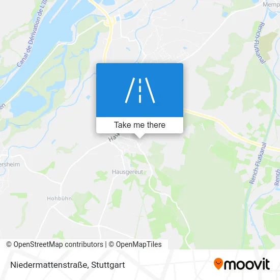 Карта Niedermattenstraße