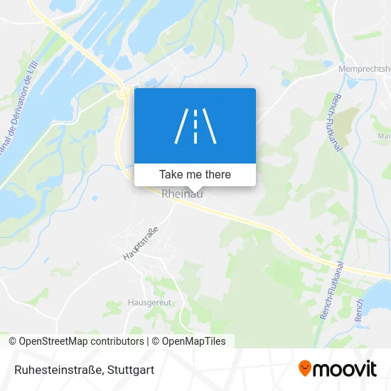 Карта Ruhesteinstraße