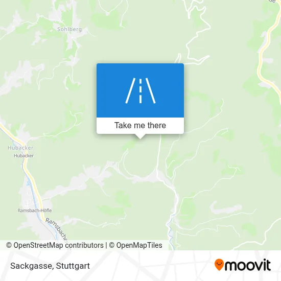 Sackgasse map