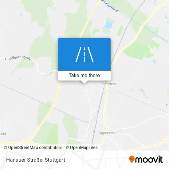 Карта Hanauer Straße