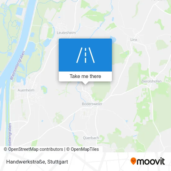 Карта Handwerkstraße