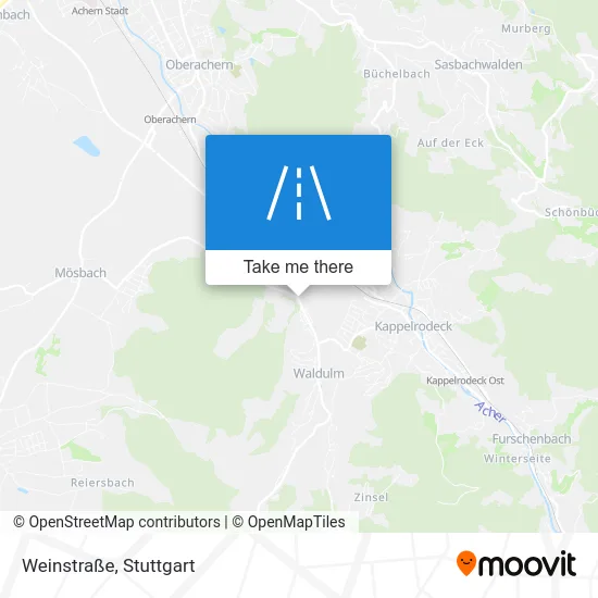 Карта Weinstraße