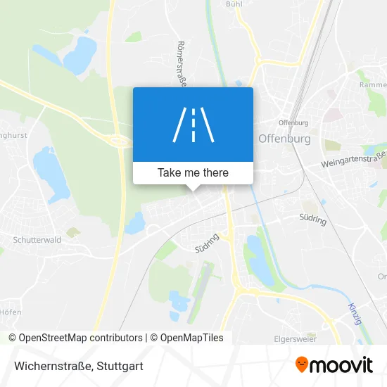 Карта Wichernstraße
