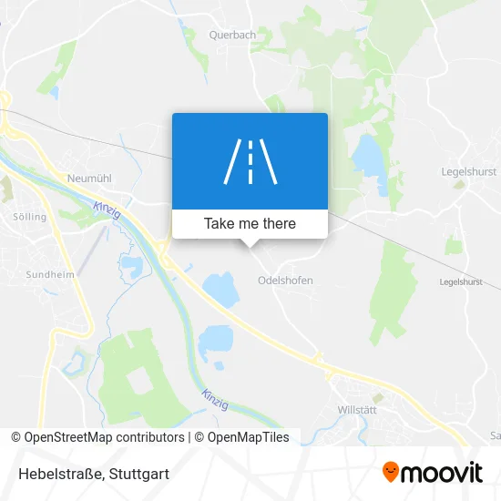 Карта Hebelstraße