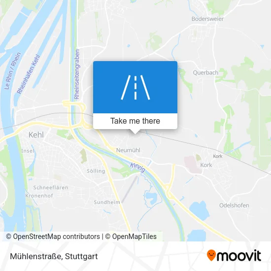 Карта Mühlenstraße