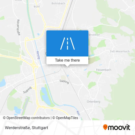 Карта Werderstraße