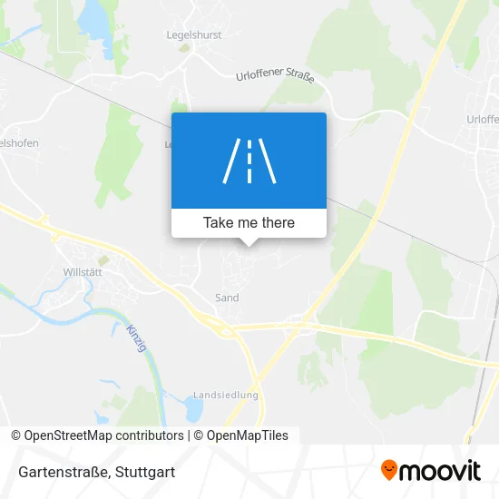 Карта Gartenstraße