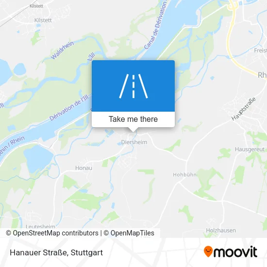 Карта Hanauer Straße