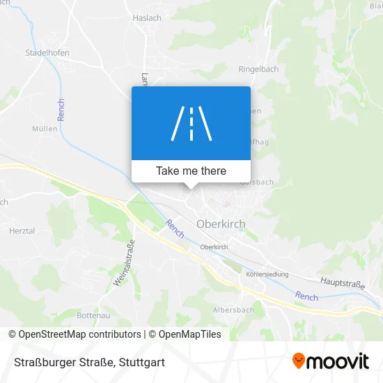 Карта Straßburger Straße