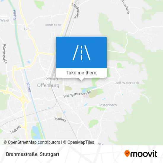 Карта Brahmsstraße