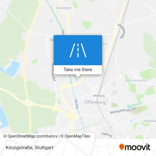 Карта Kinzigstraße