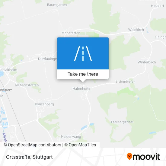 Карта Ortsstraße