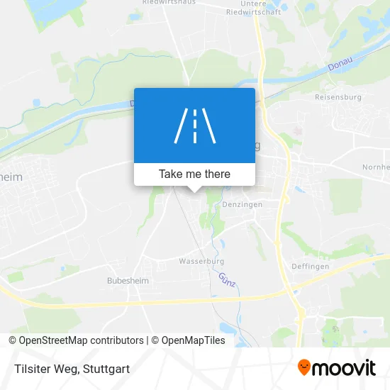 Карта Tilsiter Weg