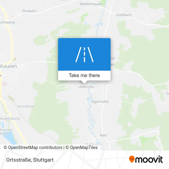 Карта Ortsstraße