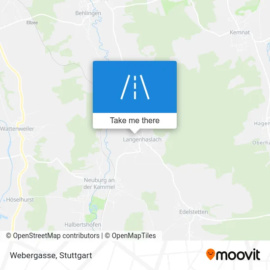 Карта Webergasse