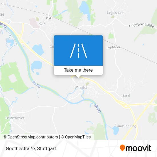 Карта Goethestraße