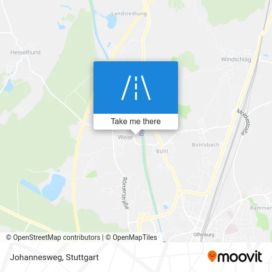 Карта Johannesweg