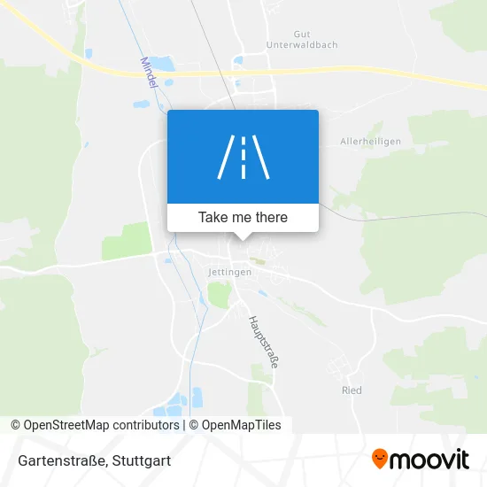 Карта Gartenstraße