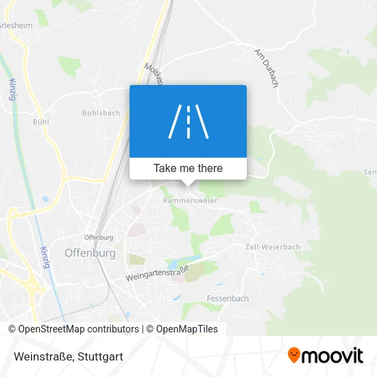 Карта Weinstraße