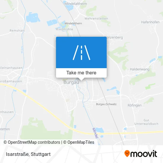 Карта Isarstraße