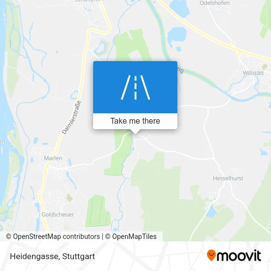 Карта Heidengasse