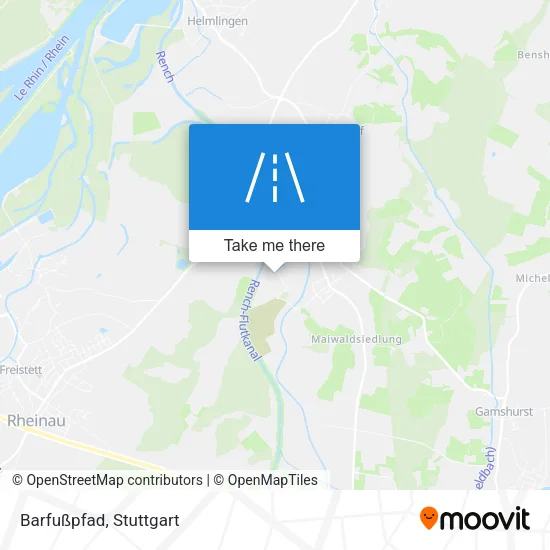 Карта Barfußpfad