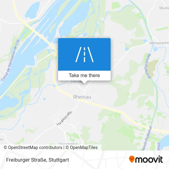 Карта Freiburger Straße