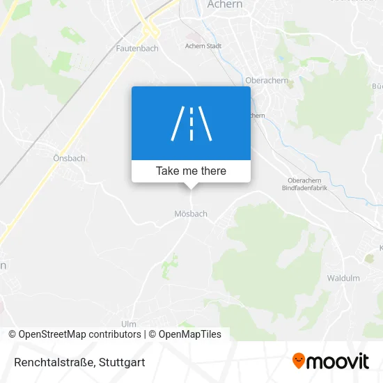 Карта Renchtalstraße