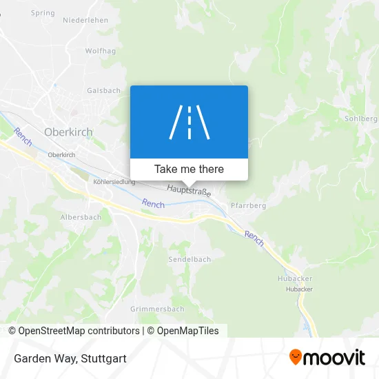 Gartenweg map