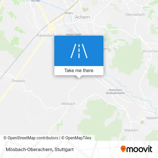 Карта Mösbach-Oberachern