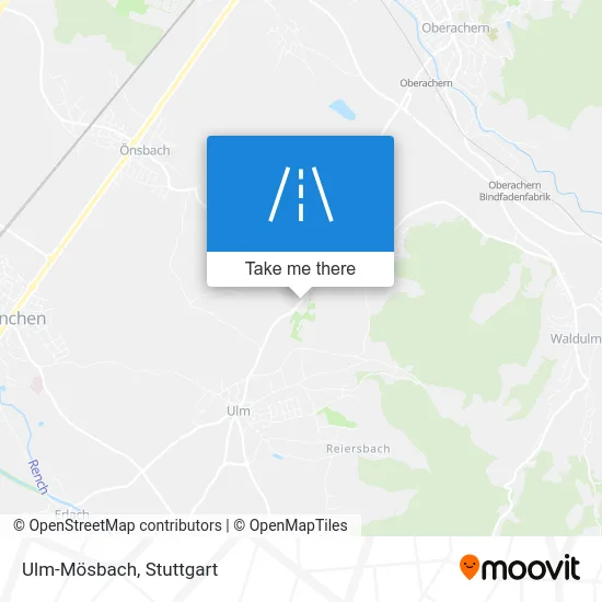 Карта Ulm-Mösbach