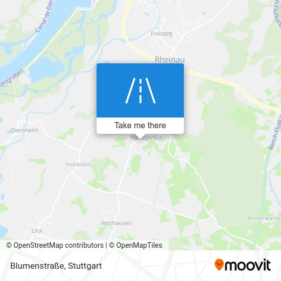 Карта Blumenstraße