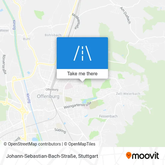 Карта Johann-Sebastian-Bach-Straße