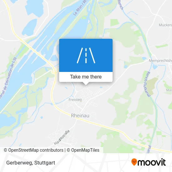 Карта Gerberweg