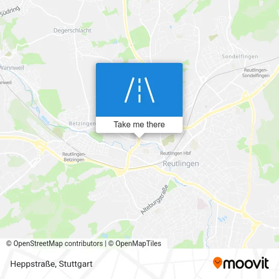 Карта Heppstraße