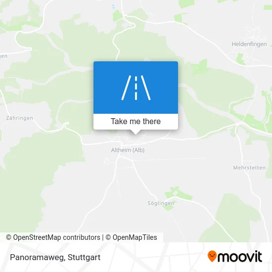 Карта Panoramaweg