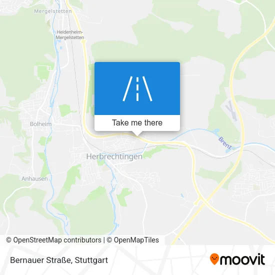 Карта Bernauer Straße