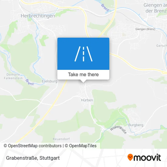 Карта Grabenstraße
