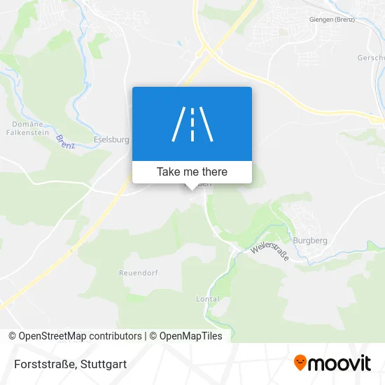 Карта Forststraße