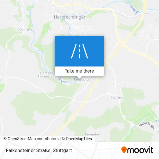 Карта Falkensteiner Straße