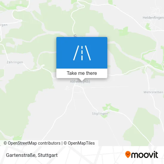 Карта Gartenstraße