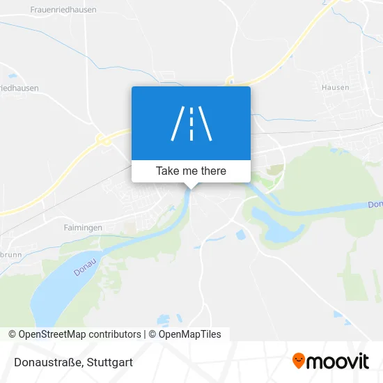 Карта Donaustraße