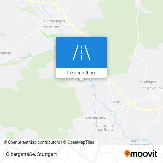 Карта Ölbergstraße