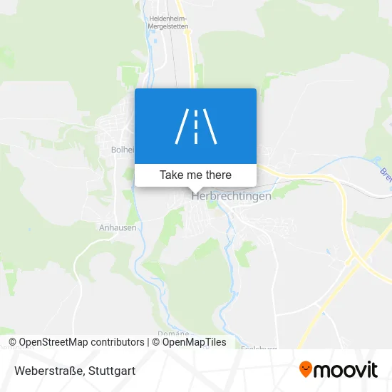 Карта Weberstraße