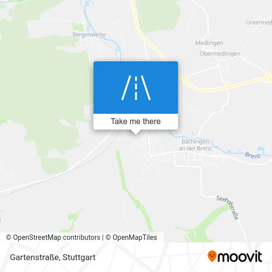 Карта Gartenstraße