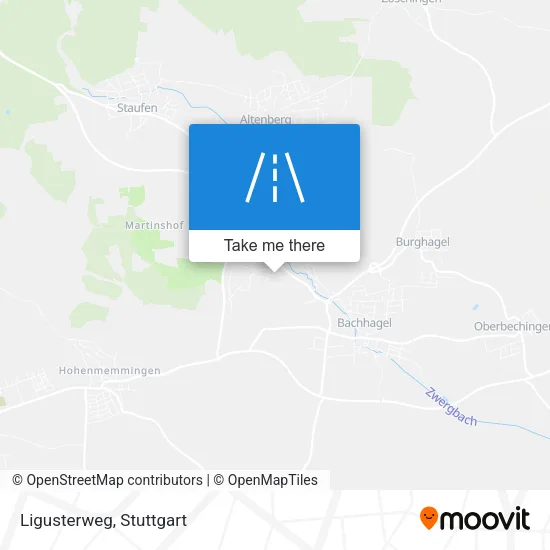 Карта Ligusterweg